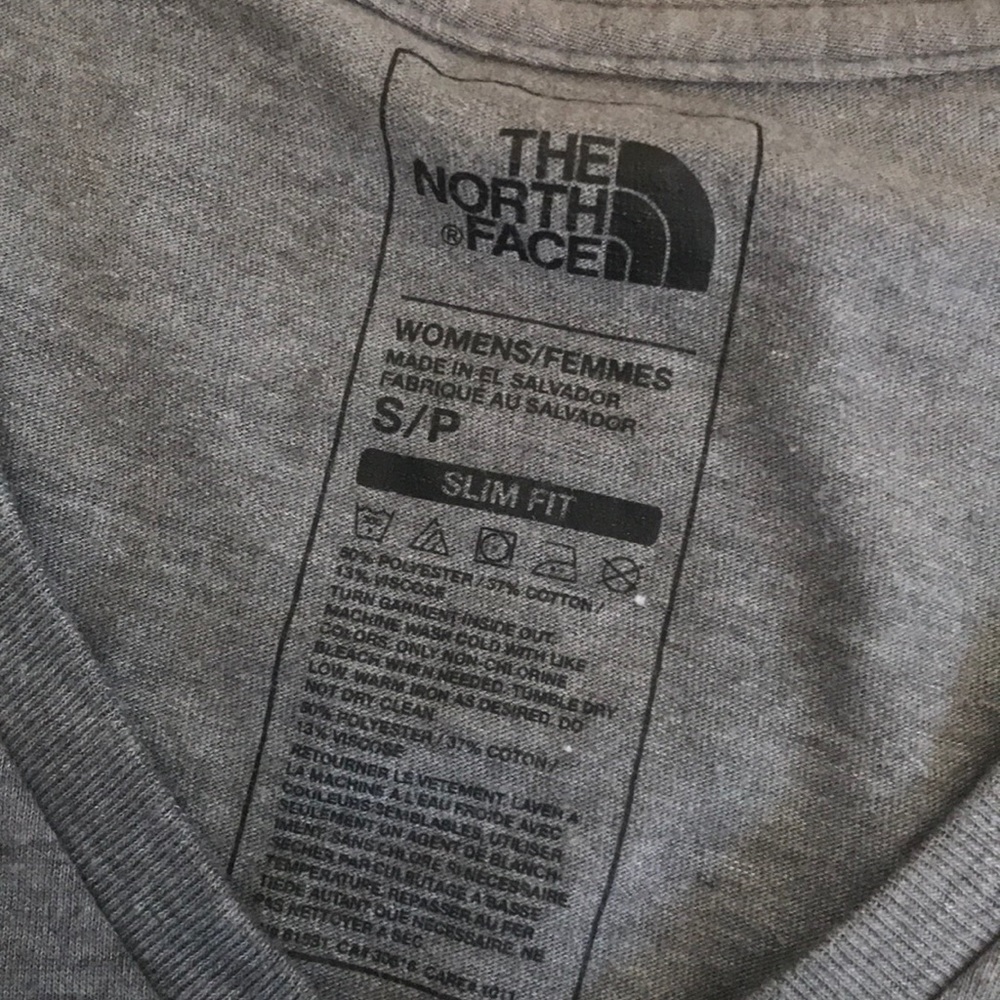 North Facet-shirt tee top v neck Small - Picture 4 of 4